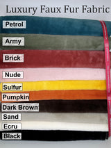 Luxury Soft Faux Fur Fabric - G.k Fashion Fabrics fur