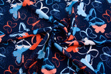 Magic Butterfly Print Nylon Swimwear Fabric - WHY567B - G.k Fashion Fabrics swimwear