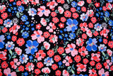 Midnight Bloom Print Nylon Swimwear Fabric -WHY543A - G.k Fashion Fabrics swimwear