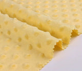 Minky Dimple Dots Fleece Fabric nippy fleece - G.k Fashion Fabrics