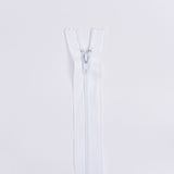 Multi Purpose Zippers 20 cm Close End - G.k Fashion Fabrics White / 8 inches (20cm) Zippers