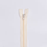 Multi Purpose Zippers 20 cm Close End - G.k Fashion Fabrics Cream / 8 inches (20cm) Zippers