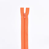 Multi Purpose Zippers 20 cm Close End - G.k Fashion Fabrics Mandarin / 8 inches (20cm) Zippers