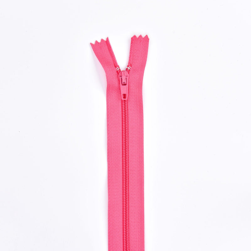 Multi Purpose Zippers 20 cm Close End - G.k Fashion Fabrics Fuchsia / 8 inches (20cm) Zippers
