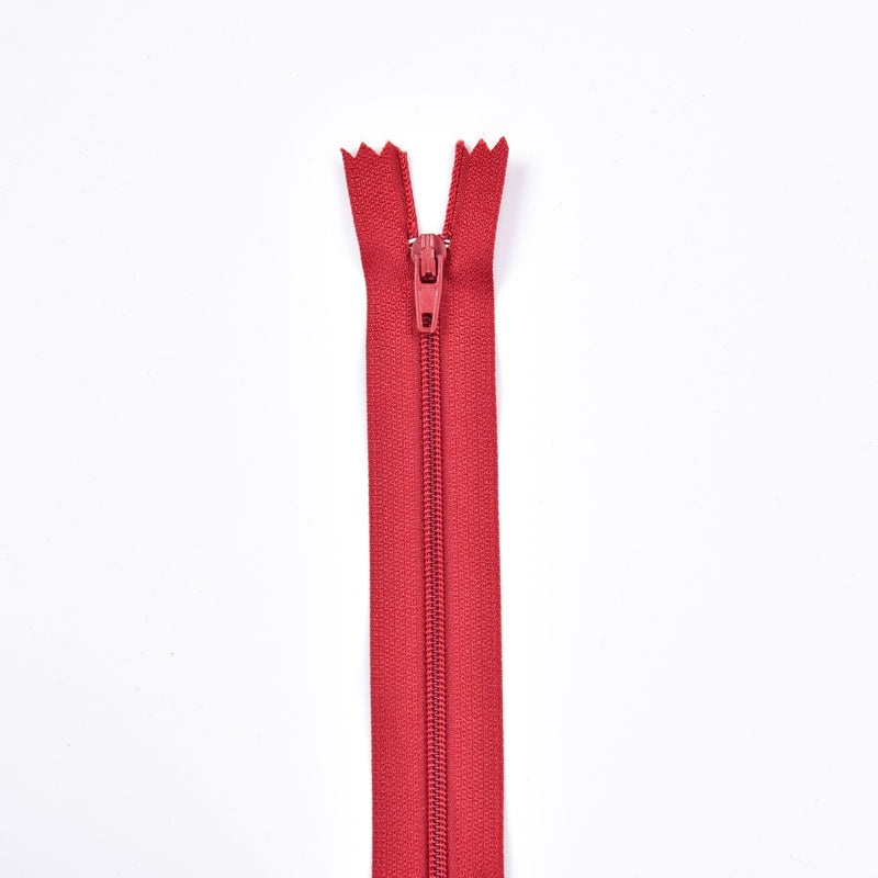 Multipurpose Zippers - G.k Fashion Fabrics Dark Red / 10.24" inches ( 26 cm) Zippers