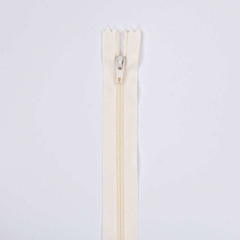 Multipurpose Zippers - G.k Fashion Fabrics Cream / 10.24" inches ( 26 cm) Zippers