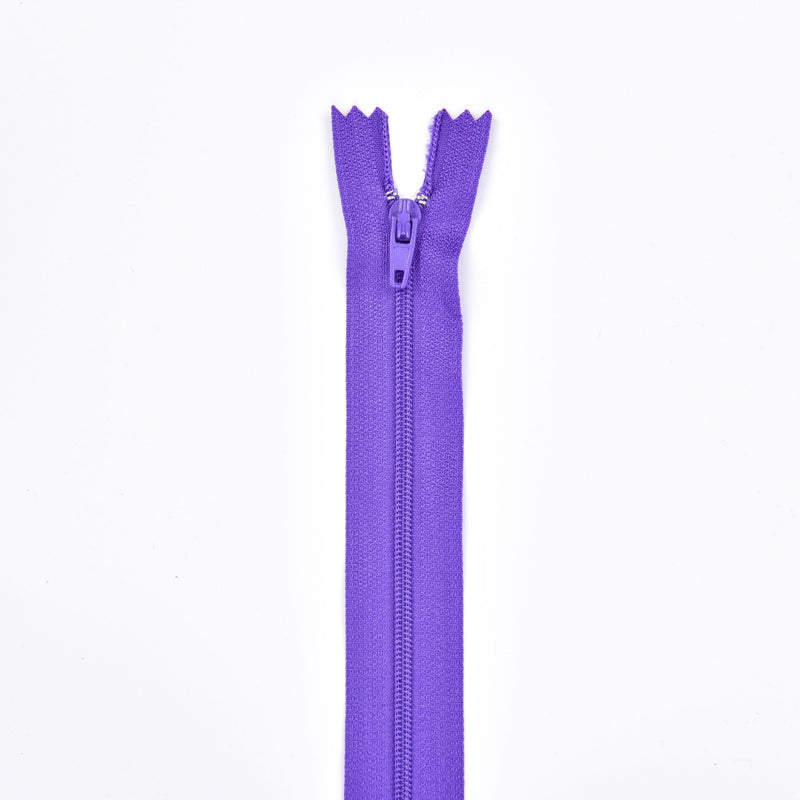 Multipurpose Zippers - G.k Fashion Fabrics Purple / 10.24" inches ( 26 cm) Zippers