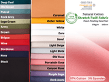 Natural Cotton Stretch Twill Fabric Peach Finishing Hand Feel- 5076 - G.k Fashion Fabrics cotton