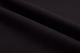 Natural Cotton Stretch Twill Fabric Peach Finishing Hand Feel- 5076 - G.k Fashion Fabrics Black - 69 / Price per Half Yard cotton