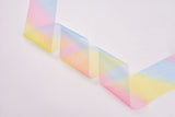 Nylon Gradient Mesh Trim - G.k Fashion Fabrics Blue Red