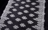 Nylon Mesh Bridal Wear Embroidery Fabric - GK- 6606/22 - G.k Fashion Fabrics