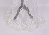Nylon Mesh Bridal Wear Embroidery Fabric - GK- 6606/22 - G.k Fashion Fabrics