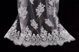 Nylon Mesh Bridal Wear Embroidery Fabric - GK- 6606/22 - G.k Fashion Fabrics