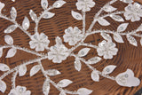 Nylon Tulle Bridal Wear 3d Embroidery Fabric - G.k Fashion Fabrics