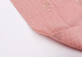 Organic Cotton Gauze With Copper Leaves - G.k Fashion Fabrics