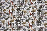 Organic Knit Cotton Spandex Jersey Safari Digital Print Fabric - 5046 - G.k Fashion Fabrics jersey