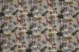 Organic Knit Cotton Spandex Jersey Safari Digital Print Fabric - 5046 - G.k Fashion Fabrics jersey