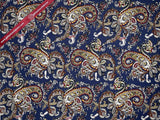 paisley Smiles - Washed 100% Cotton Poplin Reactive Print -8015 - G.k Fashion Fabrics cotton poplin