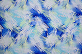 Palm Leaves Print Nylon Swimwear Fabric - WLL240A - G.k Fashion Fabrics swimwear