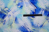 Palm Leaves Print Nylon Swimwear Fabric - WLL240A - G.k Fashion Fabrics swimwear