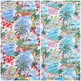 Paradise Print - Washed 100% Cotton Poplin - 8106 - G.k Fashion Fabrics cotton poplin