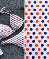 Polka Dots Print Nylon Swimwear Fabric - G.k Fashion Fabrics swimwear