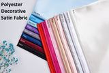 Polyester Decorative Satin Fabric, Luxury Fabric Shiny, Mid weight - G.k Fashion Fabrics satin