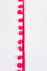 Pompom Trim Fringe Ribbon String - G.k Fashion Fabrics
