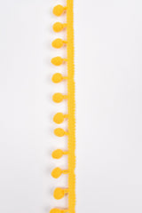 Pompom Trim Fringe Ribbon String - G.k Fashion Fabrics