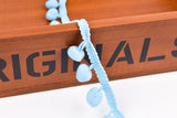 Pompom Trim Fringe Ribbon String - G.k Fashion Fabrics