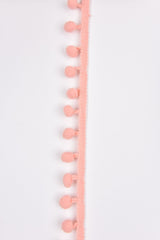 Pompom Trim Fringe Ribbon String - G.k Fashion Fabrics