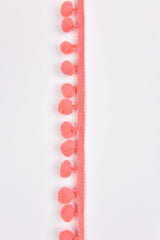 Pompom Trim Fringe Ribbon String - G.k Fashion Fabrics
