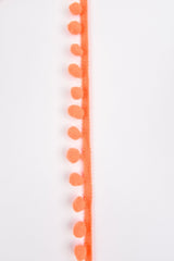 Pompom Trim Fringe Ribbon String - G.k Fashion Fabrics
