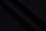 Ponte Roma Viscose Nylon Spandex Knit Fabric - 6657 - G.k Fashion Fabrics Black / Price per Half Yard