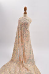 Premium All Over Sequins Mesh Stretch Fabric, cocktail/party dress - 6591 - G.k Fashion Fabrics