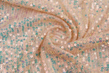 Premium All Over Sequins Mesh Stretch Fabric, cocktail/party dress - 6591 - G.k Fashion Fabrics