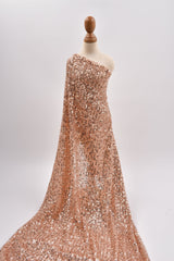 Premium All Over Sequins Mesh Stretch Fabric, cocktail/party dress - 6591 - G.k Fashion Fabrics