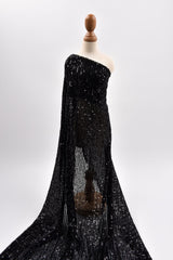 Premium All Over Sequins Mesh Stretch Fabric, cocktail/party dress - 6591 - G.k Fashion Fabrics