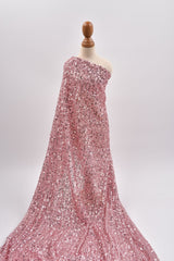 Premium All Over Sequins Mesh Stretch Fabric, cocktail/party dress - 6591 - G.k Fashion Fabrics