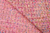 Premium Designer Made Wool Blended Tweed Fabric - G.k Fashion Fabrics