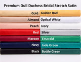 Premium Dull Duchess Bridal Satin Fabric - G.k Fashion Fabrics satin