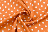 Premium Stretch Silky Satin Digital Print Fabric - Polka Dots #18 - G.k Fashion Fabrics