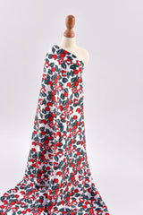 Premium Stretch Silky Satin Digital Print Fabric- Spring Time-#17/1 - G.k Fashion Fabrics