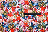Premium Stretch Silky Satin Digital Print Fabric- Tropic Mist -#13/1 - G.k Fashion Fabrics