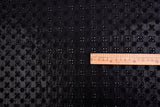 PU Leather Eyelet Embroidery fabric - G.k Fashion Fabrics Design 1 / Price per Half Yard fabric