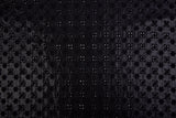 PU Leather Eyelet Embroidery fabric - G.k Fashion Fabrics Design 1 / 10cm x 10cm Swatch fabric