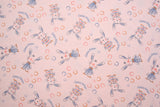 Rabbits Print Cotton Flannel Fabric - G.k Fashion Fabrics