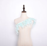 Rooster Feather Fringe Ribbon - G.k Fashion Fabrics