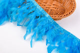 Rooster Feather Fringe Ribbon - G.k Fashion Fabrics