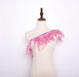 Rooster Feather Fringe Ribbon - G.k Fashion Fabrics